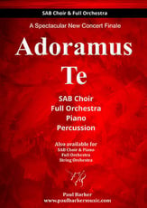 Adoramus Te SAB choral sheet music cover